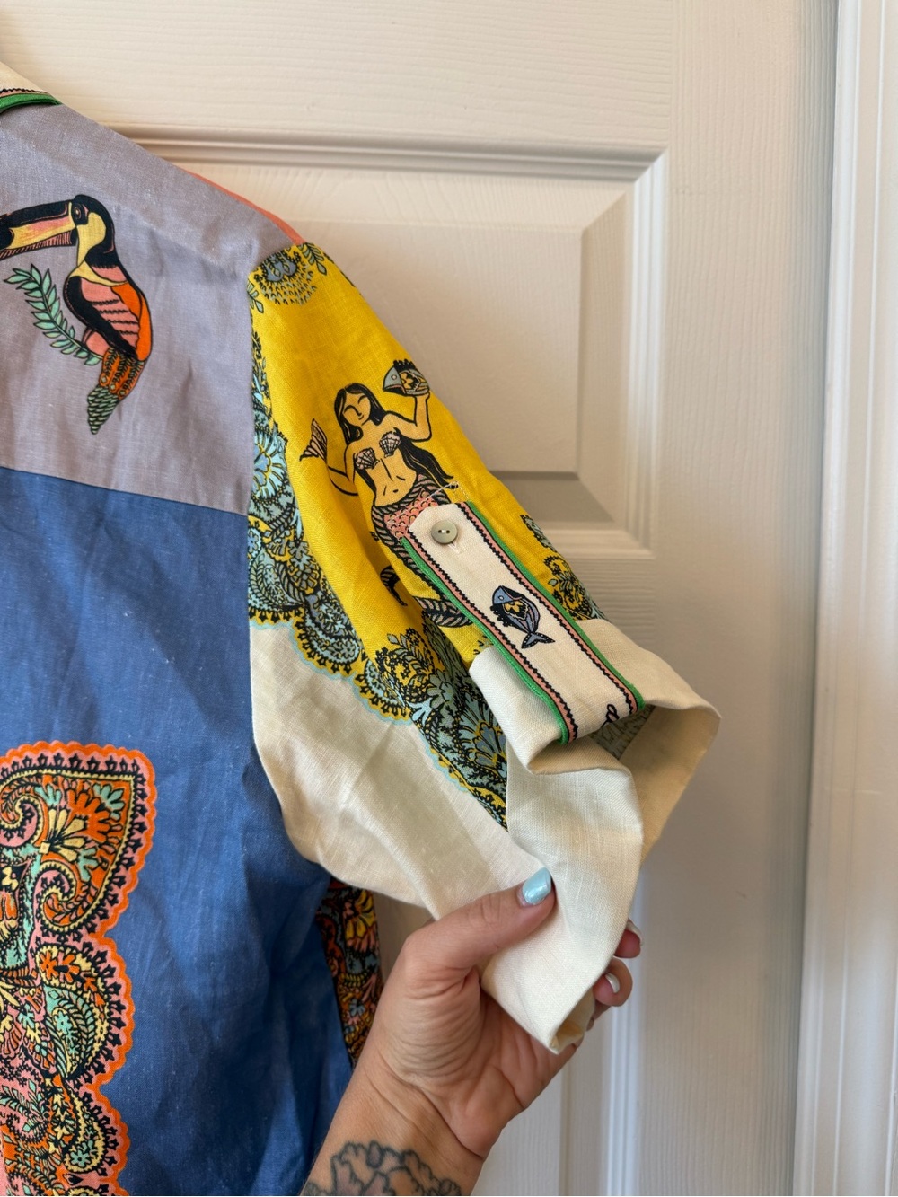 ALÉMAIS
Linen Printed Top trippy tropic - Picture 8 of 11